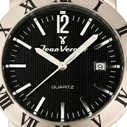 Relógio Jean Vernier Aço Inoxidável Calendário JV00253