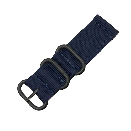 Relógio Masculino Jean Vernier Nylon Azul Engate Rápido JV01009NA