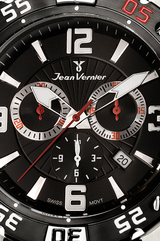 Relógio Masculino Jean Vernier Cronógrafo JV01109-15