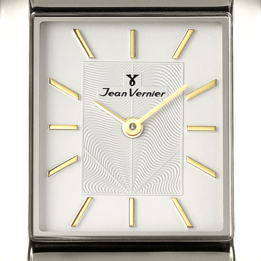 Relógio Jean Vernier Feminino Movimento Suíço Bicolor JV02012