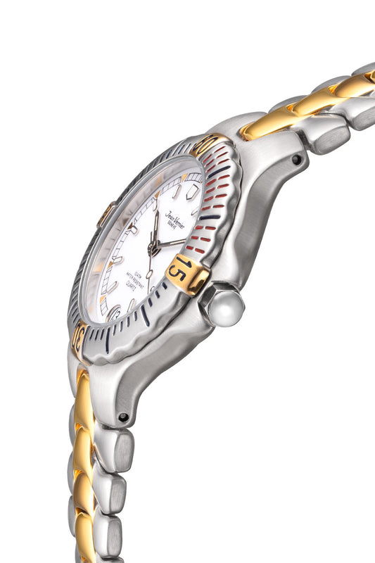 Relógio Jean Vernier Feminino Bicolor Suíço JV15301L