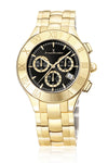 Relógio de Pulso Jean Vernier Dourado Cronógrafo JV03672