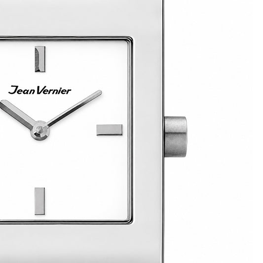Relógio Masculino Jean Vernier Prateado JV07278B
