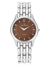 Relógio Jean Vernier Feminino Prateado Movimento Suíço JV05711