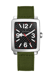 Relógio Jean Vernier Nylon Verde JV03760NV