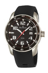 Relógio Jean Vernier Pulseira Silicone Preto JV00519SP
