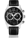 Relógio Jean Vernier Masculino Couro Preto JV05203