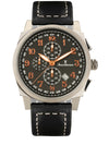 Relógio Jean Vernier Masculino Couro Preto JV07047P
