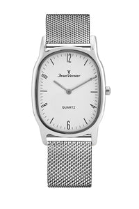 Relógio Masculino Jean Vernier Pulseira Aço Mesh JV00072A