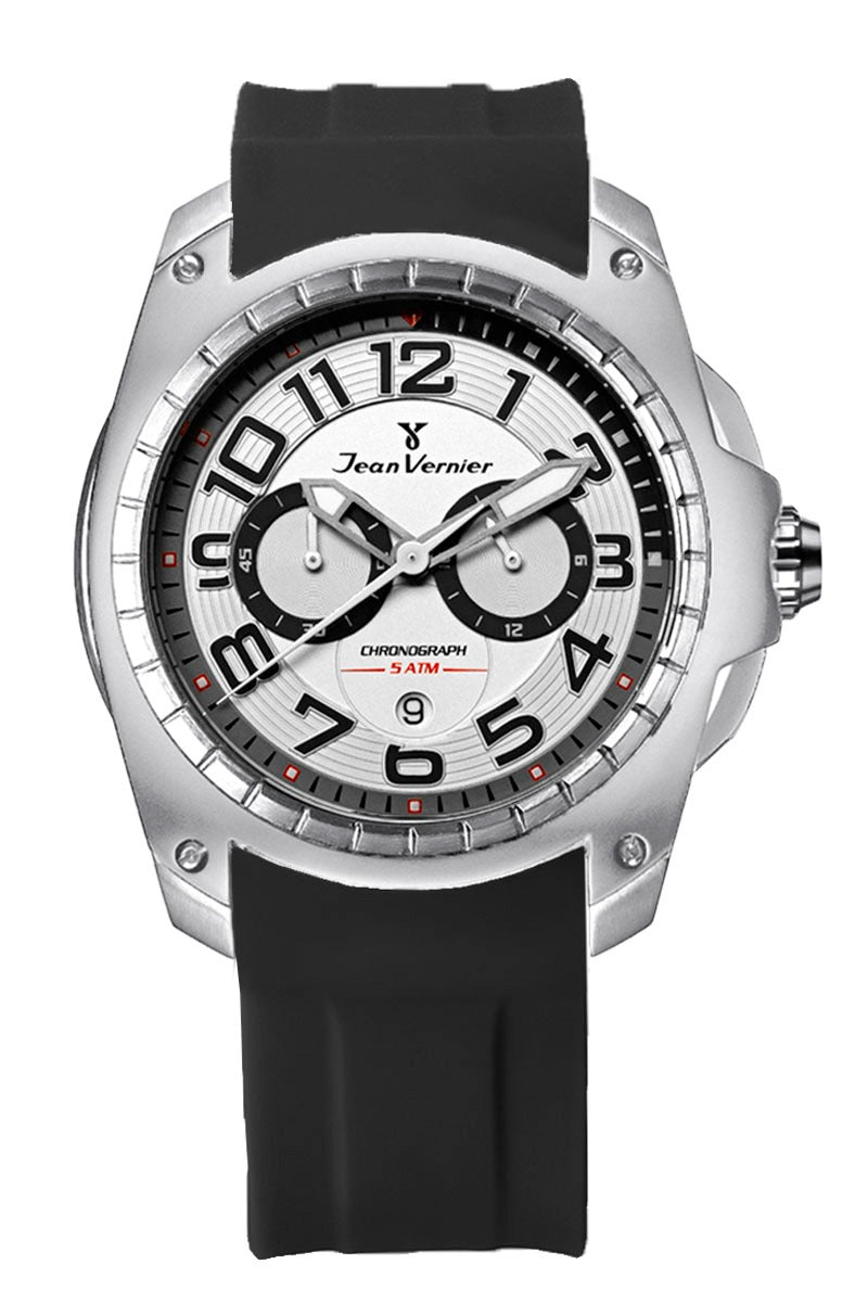 Relógio Jean Vernier Masculino Multifunção Preto JV00096-30P