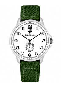 Relógio Masculino Jean Vernier Nylon Verde Calendário JV00313BJ-01