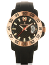 Relógio Jean Vernier Pulseira Silicone Preto JV00446