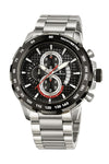 Relógio Jean Vernier Masculino Aço Inoxidável Cronógrafo JV00736-15