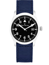 Relógio Masculino Jean Vernier Nylon Azul Engate Rápido JV01009NA
