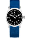 Relógio Masculino Jean Vernier Nylon Azul JV01009NA