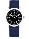Relógio Masculino Jean Vernier Nylon Azul Engate Rápido JV01009NA