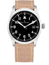 Relógio Masculino Jean Vernier Nylon Bege JV01009NB