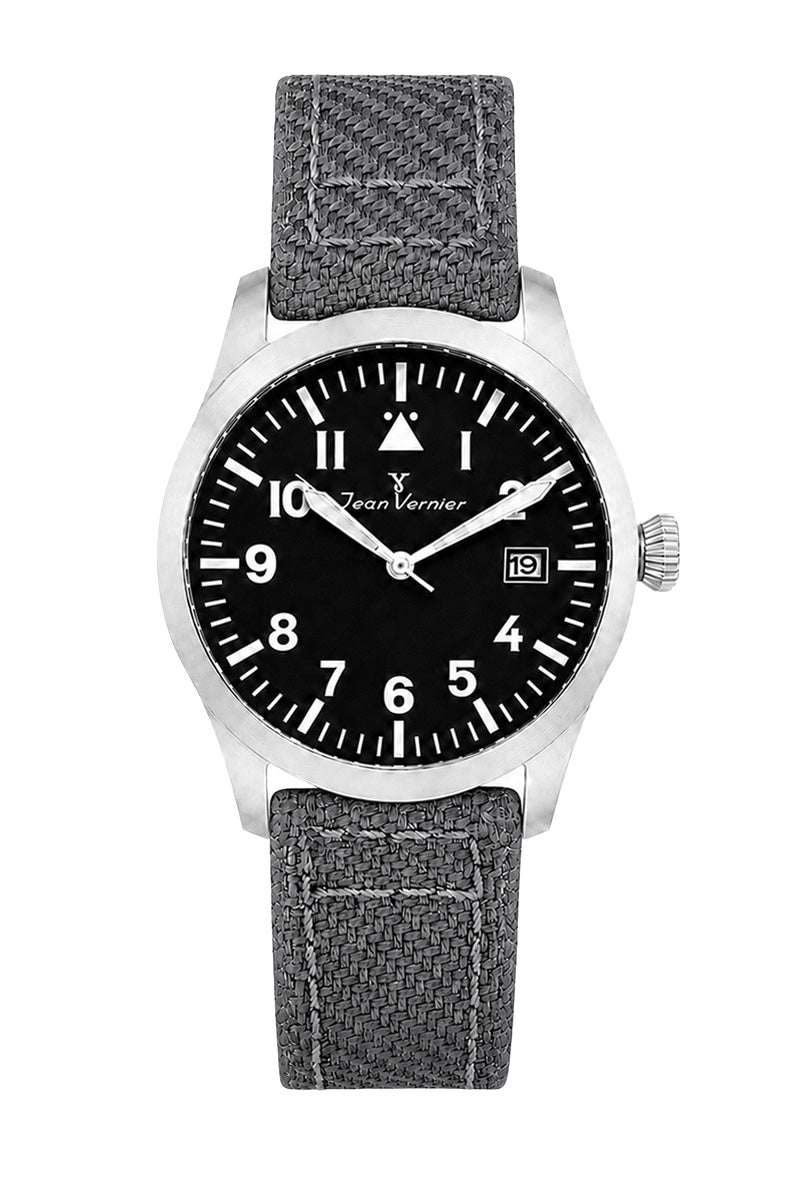 Relógio Masculino Jean Vernier Nylon Cinza JV01009-02