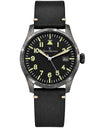 Relógio Masculino Jean Vernier Couro Preto JV01010