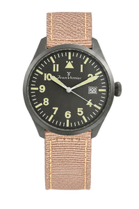 Relógio Masculino Jean Vernier Nylon Bege JV01010NB