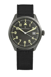 Relógio Masculino Jean Vernier Nylon Preto JV01010NP