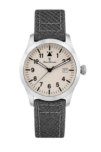 Relógio Masculino Jean Vernier Nylon Cinza JV01011-02