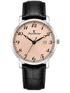 Relógio Masculino Jean Vernier Couro Preto JV01027