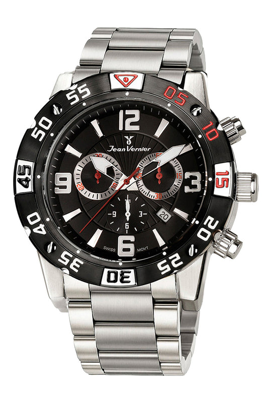 Relógio Masculino Jean Vernier Cronógrafo JV01109-15