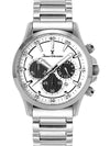Relógio Jean Vernier Masculino Aço Inoxidável Cronógrafo JV01351