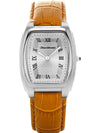 Relógio Jean Vernier Couro Tipo Croco Havana JV01595BH