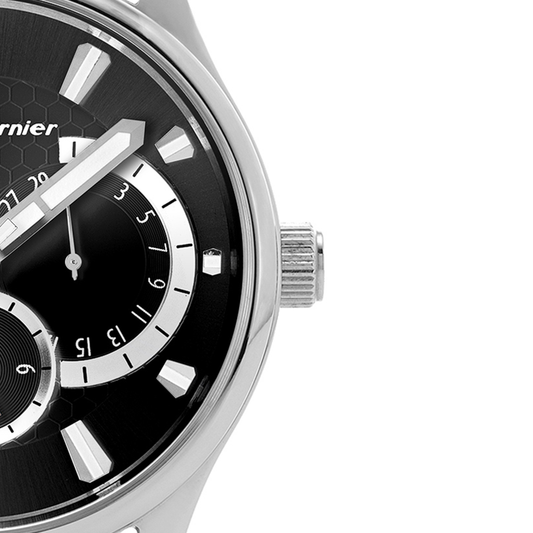 Relógio Jean Vernier Masculino Pulseira Aço JV01941-15