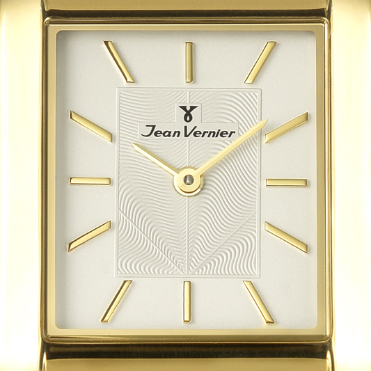 Relógio Feminino Jean Vernier Movimento Suíço Dourado JV02010