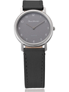 Relógio de Pulso Jean Vernier Caixa Titânio Pulseira Preto JV02239MP