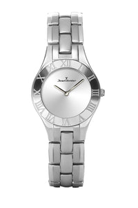 Relógio Feminino Jean Vernier Pequeno Prateado JV03661B