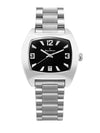 Relógio Jean Vernier Preto Pulseira Aço JV03435P-15