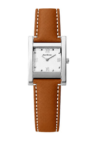 Relógio Masculino Jean Vernier Couro Havana JV03658BH