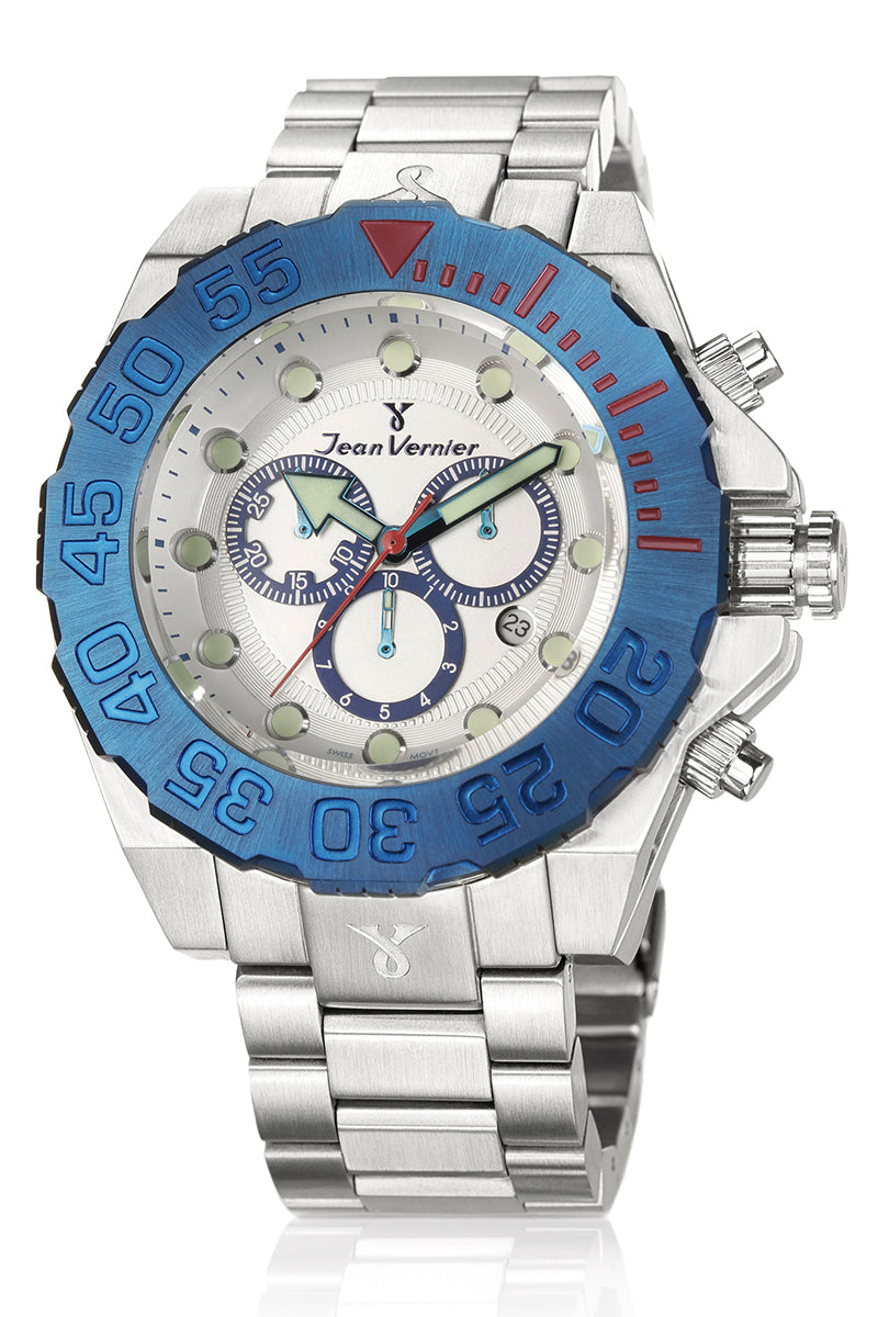 Relógio de Pulso Jean Vernier Cronógrafo Suíço JV04421