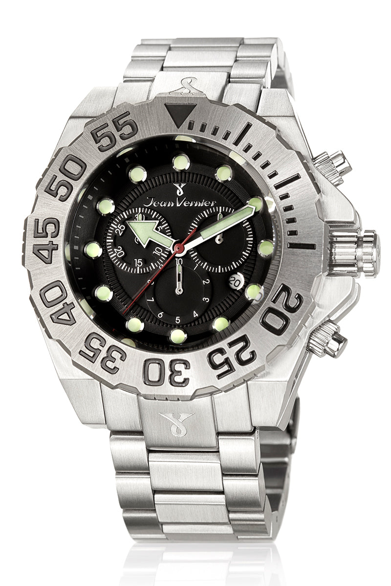 Relógio de Pulso Jean Vernier Cronógrafo Suíço JV04422