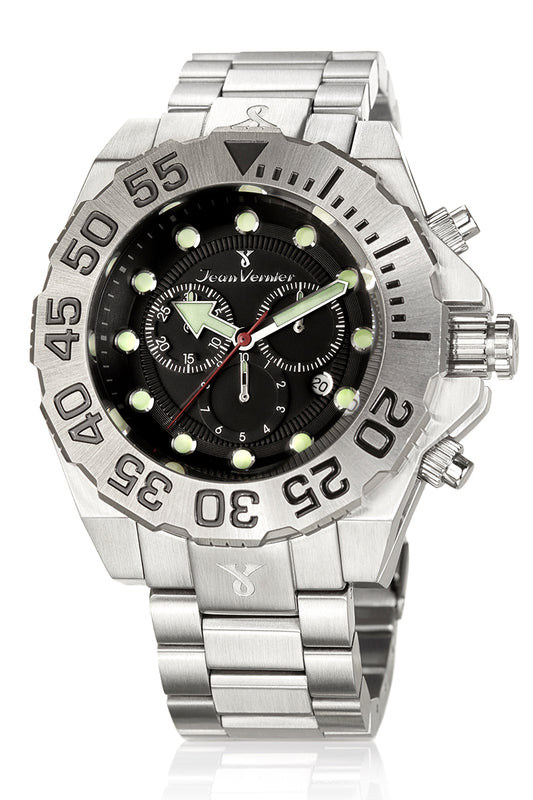 Relógio de Pulso Jean Vernier Cronógrafo Suíço JV04422