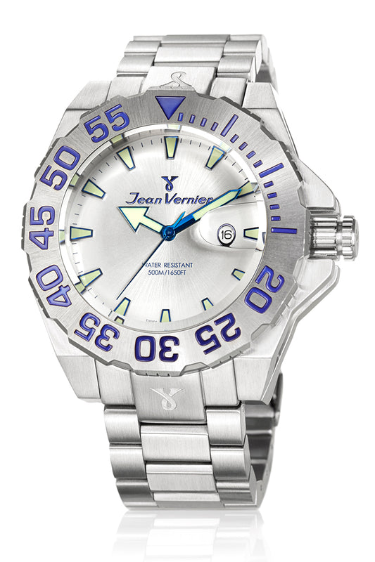 Relógio de Pulso Jean Vernier Aço Inoxidável Suíço JV04425