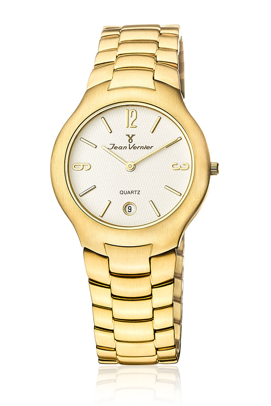Relógio de Pulso Jean Vernier Feminino Dourado JV04950