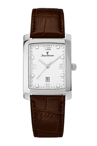 Relógio Jean Vernier Pulseira Marrom Movimento Suíço JV04953CM