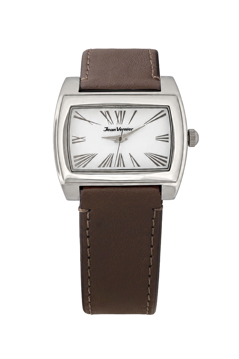 Relógio de Pulso Jean Vernier Feminino Prateado JV05977