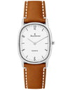 Relógio Jean Vernier Masculino Pulseira Couro Havana JV06285BH