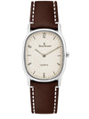 Relógio Jean Vernier Masculino Pulseira Couro Marrom JV06285BG