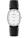 Relógio de Pulso Jean Vernier Pulseira Couro Preto JV06285B