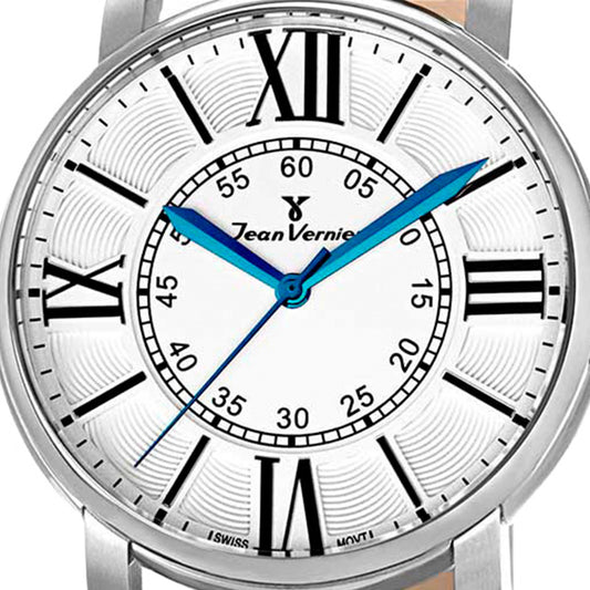 Relógio Masculino Jean Vernier Movimento Suíço Preto JV01089