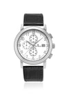 Relógio de Pulso Jean Vernier Croco Preto Cronógrafo JV11375BP