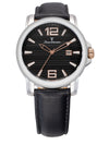 Relógio de Pulso Jean Vernier Preto JV01140