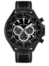 Relógio de Pulso Jean Vernier Masculino Preto Cronógrafo JV01371